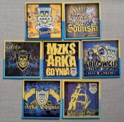 Vlepki ARKA GDYNIA, Cracovia, Lech, KSZO, Gryf Wej, Gwardia Kosz # 125