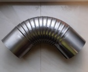 Kolano piecowe fi 130mm kolanko dymne koza 