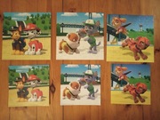 Puzzle Psi Patrol Zuma Chase Marshall Rubble Rocky 3x49 elementów