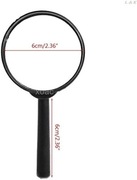 Lupa powiększająca 60 mm powiększająca 5X, 10szt. szklana soczewka G8TB