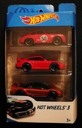 Hot Wheels ekskluzywny 3 pak Porsche Gt2 356A NSX