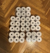 34 sztuki Rolki do kasy fiskalnej 80x80