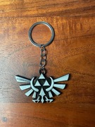 Brelok Legend of Zelda Triforce Trójca srebrny mega jakość