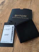 Elegancka czarna poszetka do garnituru Bytom. Jedwab! Superokazja cenowa!