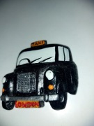 Magnes na lodówkę LONDON taxi Unikat kolekcjonerski