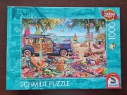 Puzzle 1000 el. , Schmidt , " Słoneczna przerwa na plaży "