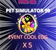 5x Event Cool Egg | Pet Simulator 99 | PS99 | Roblox | Najszybciej