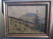 obraz Kurt Gorner las