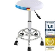 Rolowany stołek roboczy GOODS GADGETS biały