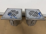 Wpust podłogowy nierdzewny Vm150/110