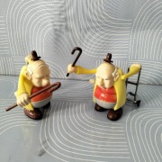 Stare zabawki walczące dziadki 2 sztuki całość za 45zł