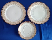 PIĘKNA PORCELANA FREIBERGER PORZELLAN TALERZ DESEROWY SPODEK