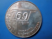 XXV lat PRL - Rybnik 1969r.- Medal - Wystawa Filatelistyczna PZF