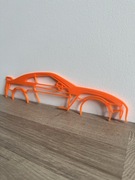 Dekoracja Ścienna Nissan Skyline GTR R35 Sylwetka Samochodu Ozdoba 