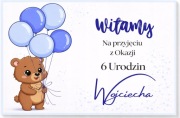 Tablica powitalna na urodziny dziecka A3+ | Plakat personalizowany