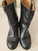 Botki całe ze skóry by MALENE BIRGER  zastąpią kowbojki na wiele sezonów 