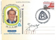 Gerard CIEŚLIK karta pocztowa oryginalny AUTOGRAF Ruch Chorzów