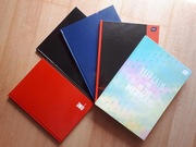 Bruliony 1xB5 160 kartek + 4xA4 96 kartek w kratkę