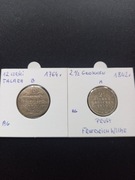 1/12 Talara z 1764 r i 2 1/2 Groschen z 1842 Prusy , srebro
