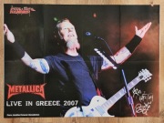 Metallica - Wielki plakat/poster XXL z 2007 r. - Format 75 x 55 cm - NOWY!