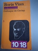 Boris Vian - Colloque de Cerisy t.1