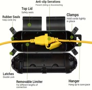 Puszka Kablowa Mufa Osłona Ochronna Na Przedłużacz Safe Box Zewnętrzna