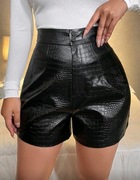 Szorty damskie eko skóra