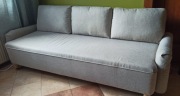 Rozkładana sofa 3-osobowa beżowa