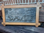 Obraz płaskorzeźba