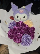 Bukiet z kuromi i wiecznych kwiatów