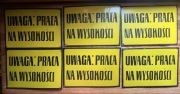 Tabliczka informacyjna PRL