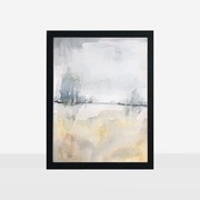 Autorska akwarela roślinna 30x40 cm, PEJZAŻ