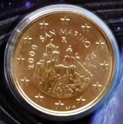 SAN MARINO  2009 50 CENTÓW UNC !!!!!!!!!!