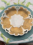Duża, zabytkowa patera, Porcelana Ilmenau Graf von Henneberg, Niemcy