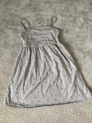 Sukienka szara na ramiączkach M&S 128 134