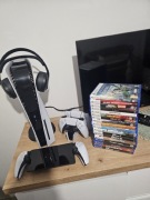 Sony PlayStation 5  2 PADY, PS PORTAL, 18 Gier Headaet Stacja do ładowania 