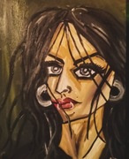 Obraz olejny na płótnie 40 50 portret