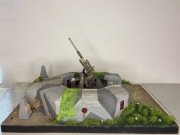 Diorama 1/35 podstawka FLAKBUNKIER L410 WAŁ ATLANTYCKI