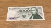 Banknot 5000 złotych 1 czerwca 1982 seria N