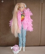Barbie extra Blondynka ze świnką 