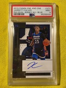 2019-20 ONE AND ONE #JCV Jarrett Culver RC AUTO PATCH 43/49 PSA 9 pop1