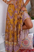 długa spódnica maxi 4XL długa spódniczka bohemian