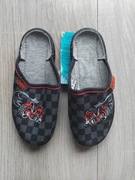 nowe Befado 26 (16 cm) motocykl szachownica pantofle domowe kapcie wsuwane