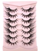 Zestaw 7 par sztucznych rzęs z efektem foxy eyes