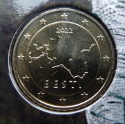 ESTONIA 2022 50 CENTÓW UNC !!!!!!!!!!