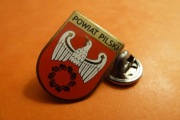 Piła Powiat Herb pins przypinka