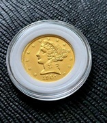 5 dolarów 1901 r. Usa ze zbioru kolekcjonera 