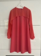 Koktajlowa sukienka koral 