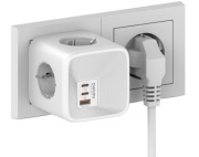 Złodziejka Ładowarka Gniazdro Kostka Ścienne 33W Czarna