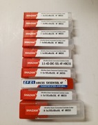 Zestaw frezów VHM 55 HRC PVD fi1-fi8 10szt.